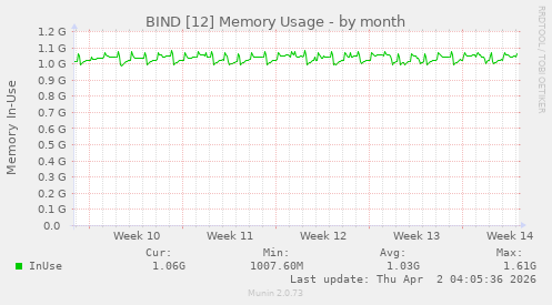 BIND [12] Memory Usage